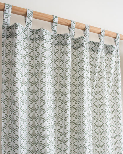 Indian Block Printed Cotton Curtains For Room Decor