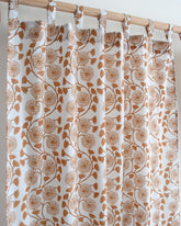  Indian Block Printed Cotton Curtains for Dining Room