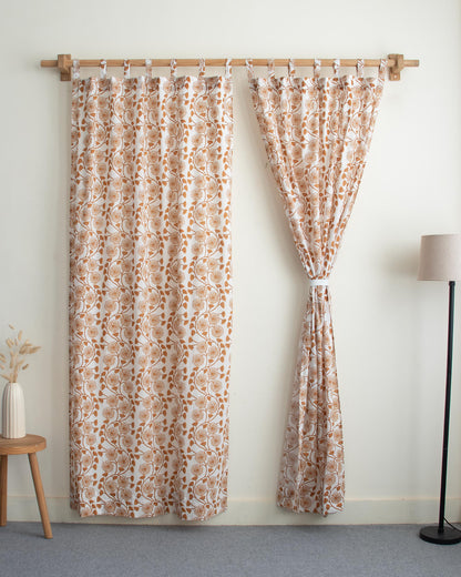  Indian Block Printed Cotton Curtains for Dining Room