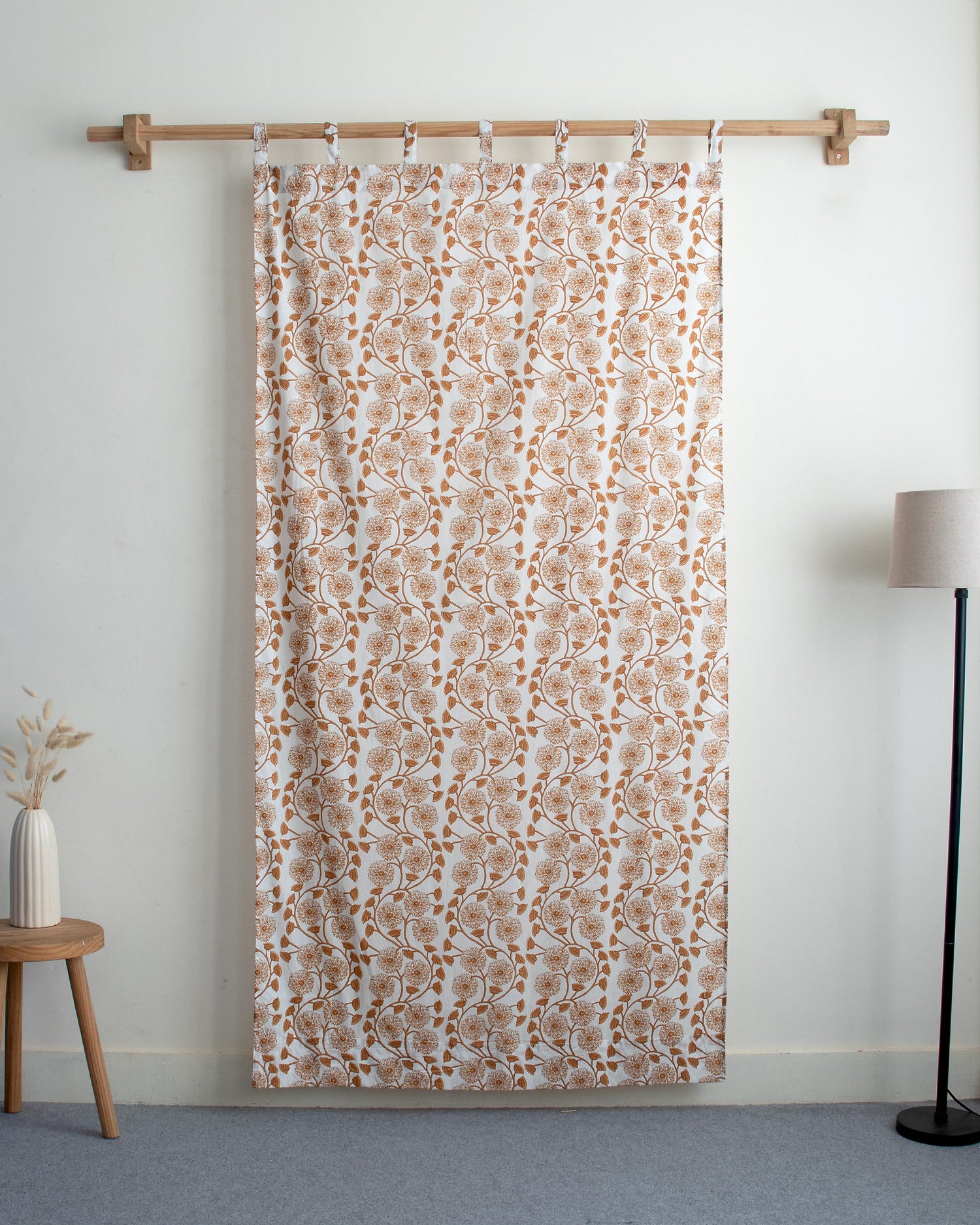  Indian Block Printed Cotton Curtains for Dining Room