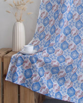 Indian Block Printed Curtains for Bedroom 