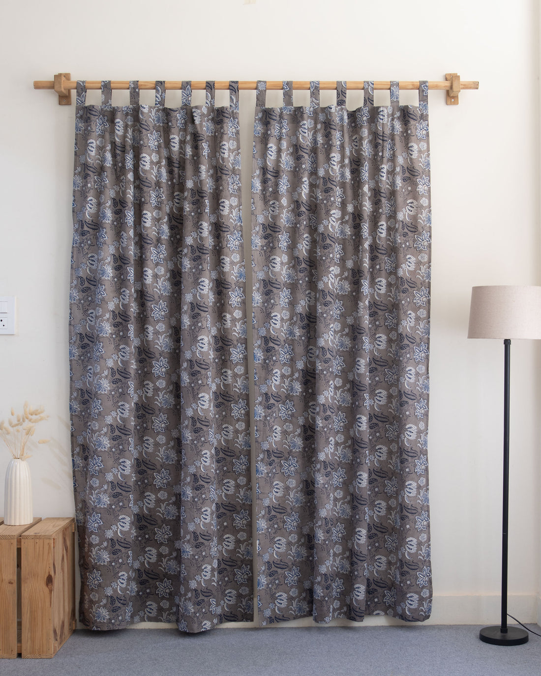 Indian Block Printed Curtains for Bedroom Online