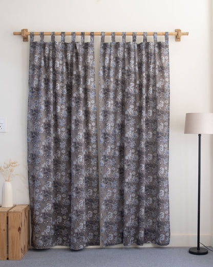 Indian Block Printed Curtains for Bedroom Online