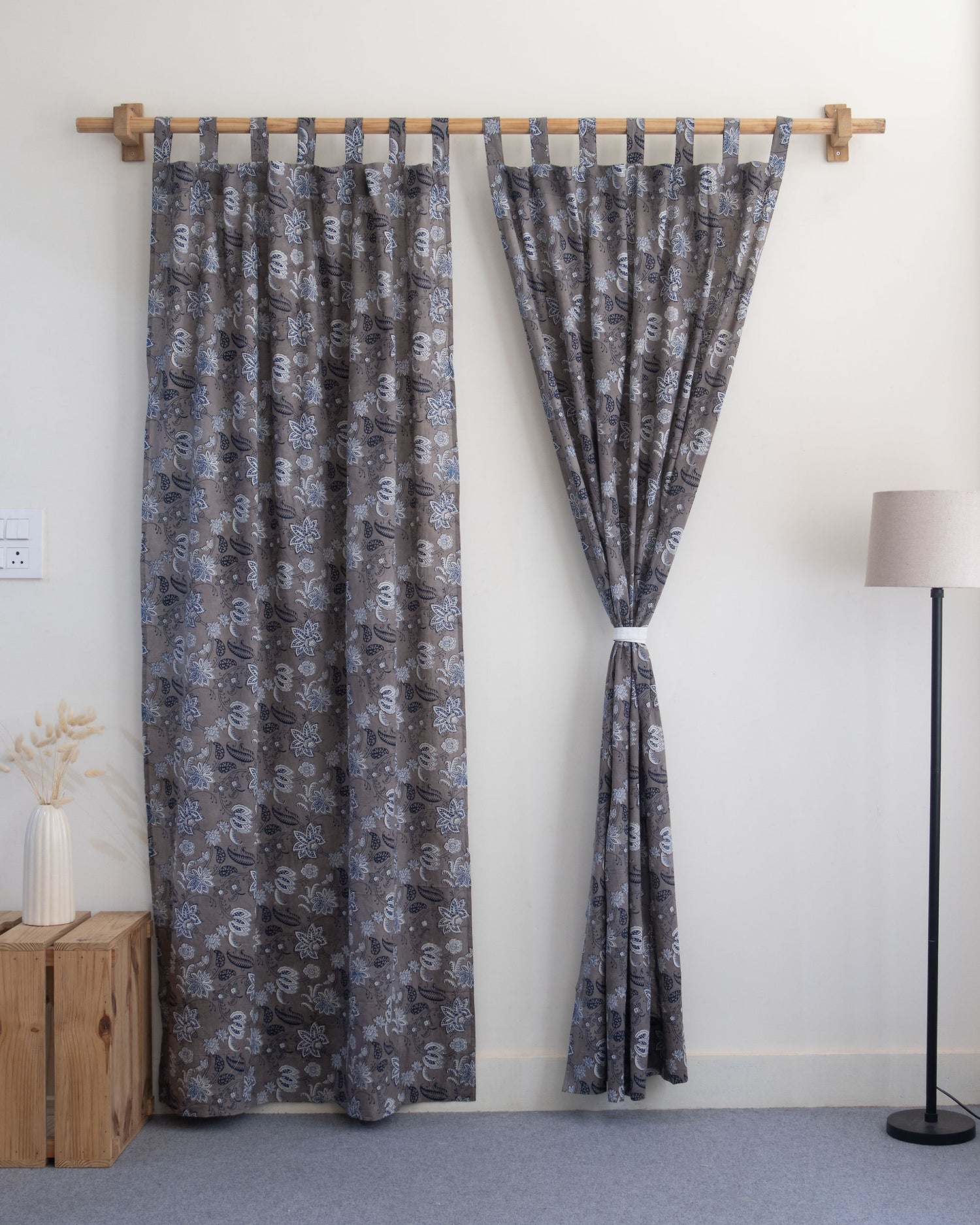 Indian Block Printed Curtains for Bedroom Online