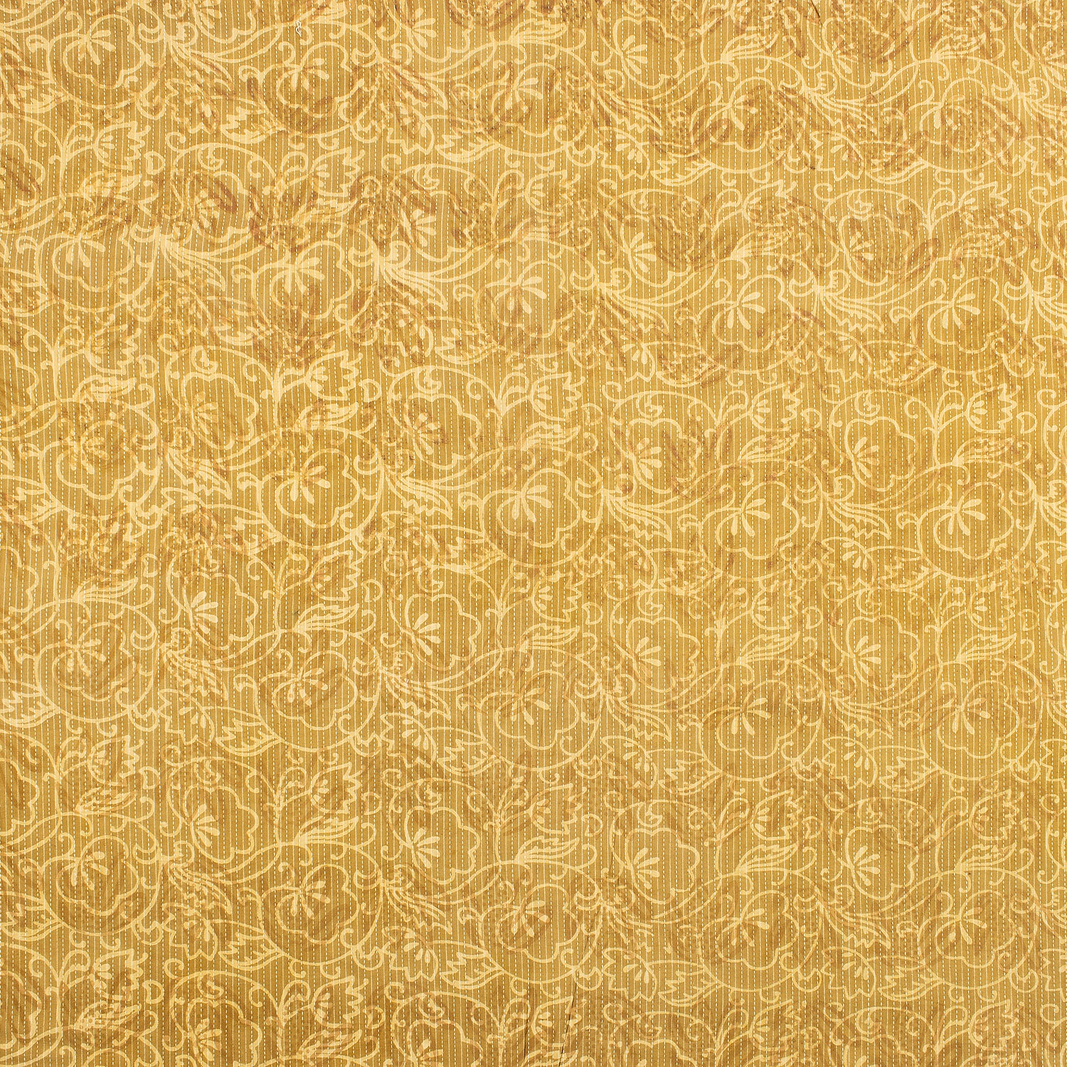 Indian Block Printed Handmade Dabu Kantha Fabric By The Yard
