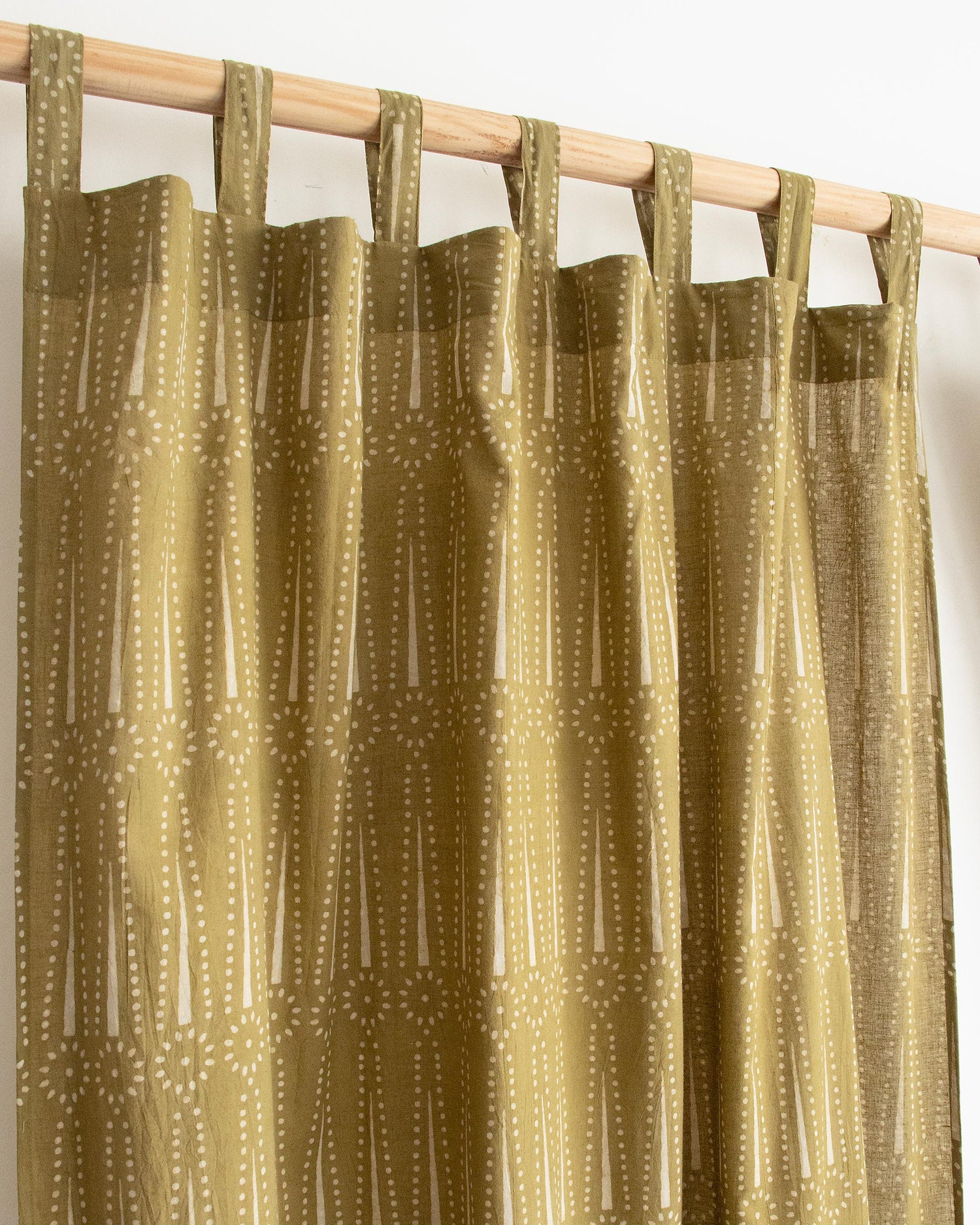 Indian Block Printed Soft Cotton Curtains for Living Room