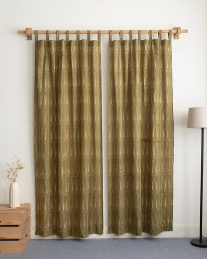 Indian Block Printed Soft Cotton Curtains for Living Room