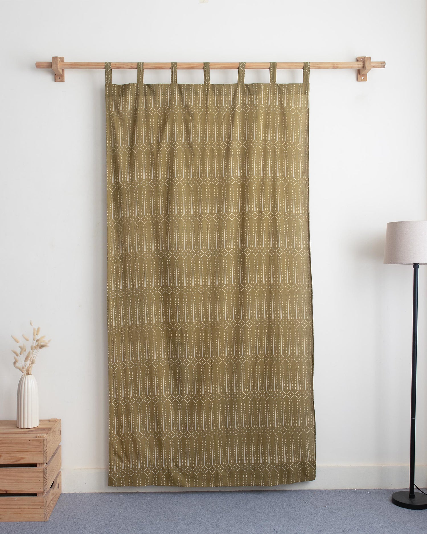 Indian Block Printed Soft Cotton Curtains for Living Room