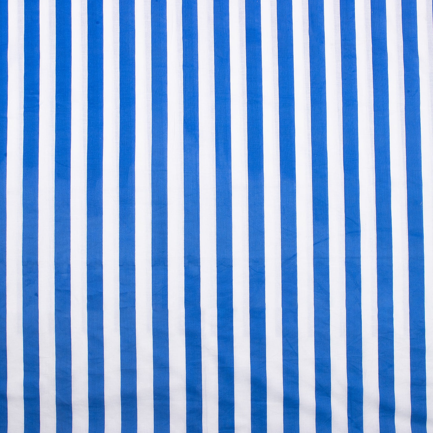 Indian Blue Striped Organic Cotton Hand Block Print Fabric