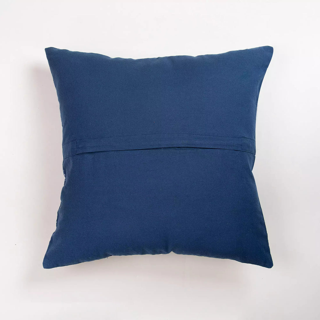 Indian Blue Tie Dye Pure Cotton Kantha Quilted Cushion Cover
