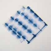  Indian Cotton Blue Tie Dye Dinner Napkins