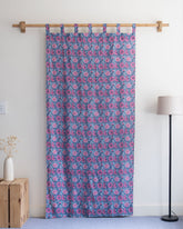 Indian Floral Block Printed Organic Cotton Curtains