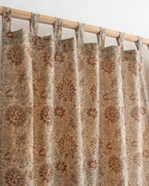 Indian Floral Block Printed Pure Cotton Curtain Online