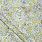 Indian Floral Hand Block Print Fabric