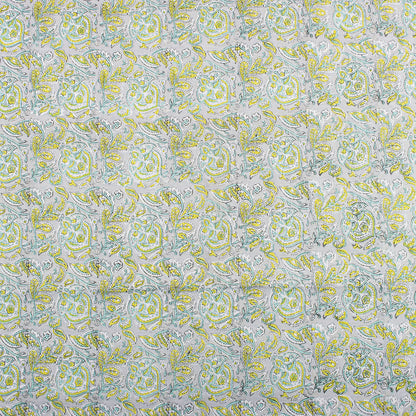 Indian Floral Hand Block Print Fabric
