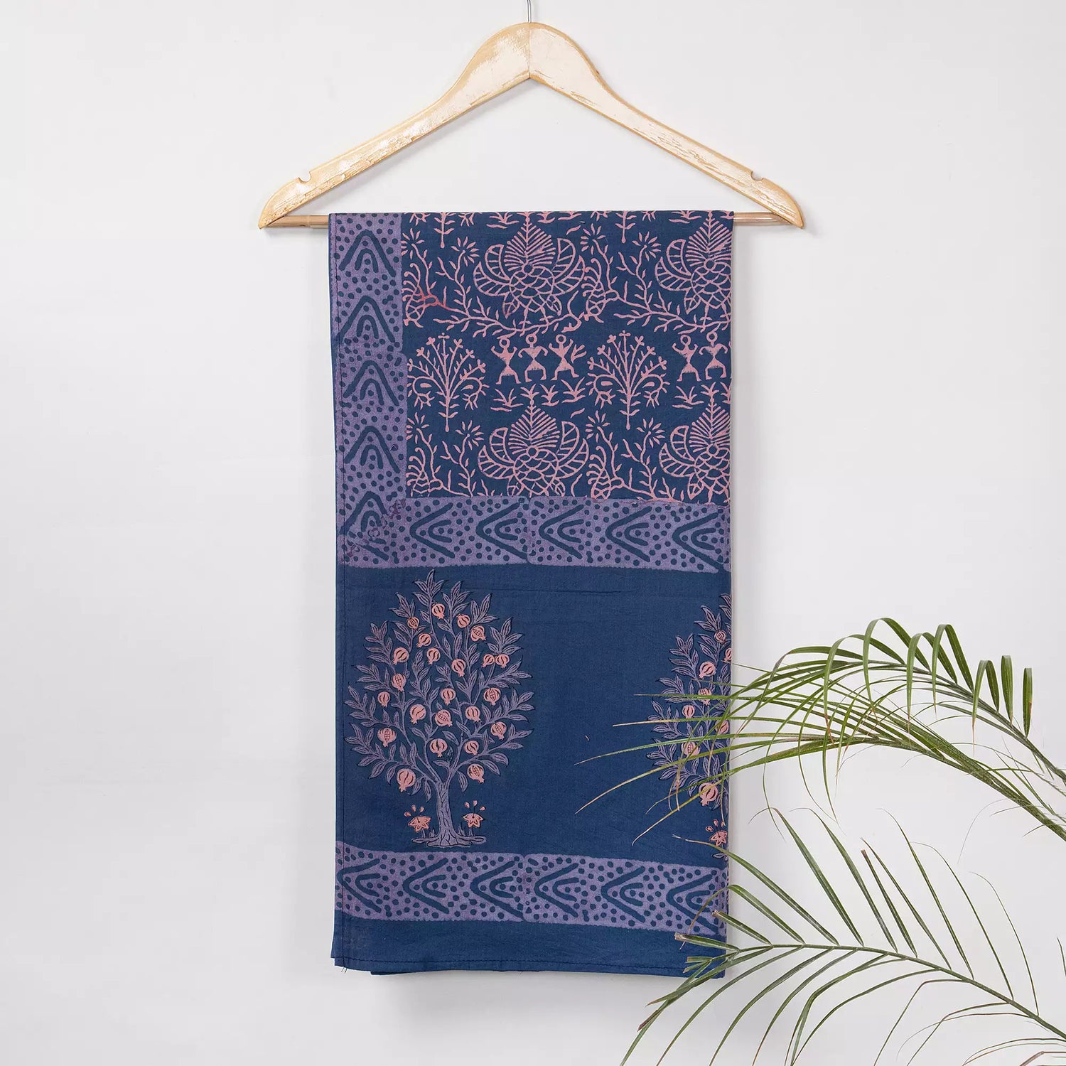 Indian Floral Printed Cotton Dupatta for Women&