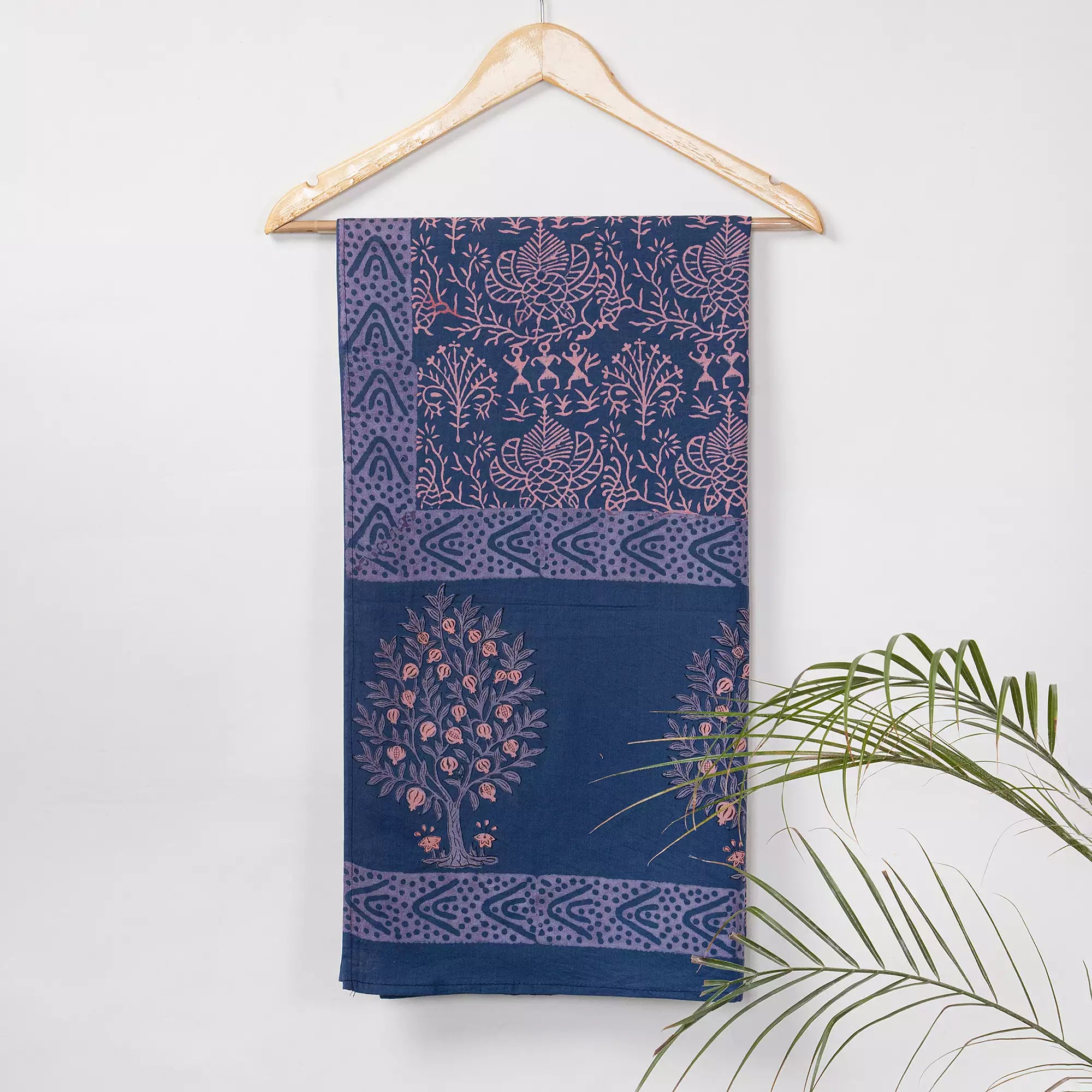 Indian Floral Printed Cotton Dupatta for Women&