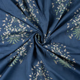Indian Hand Block Boota Printed Discharge Fabric