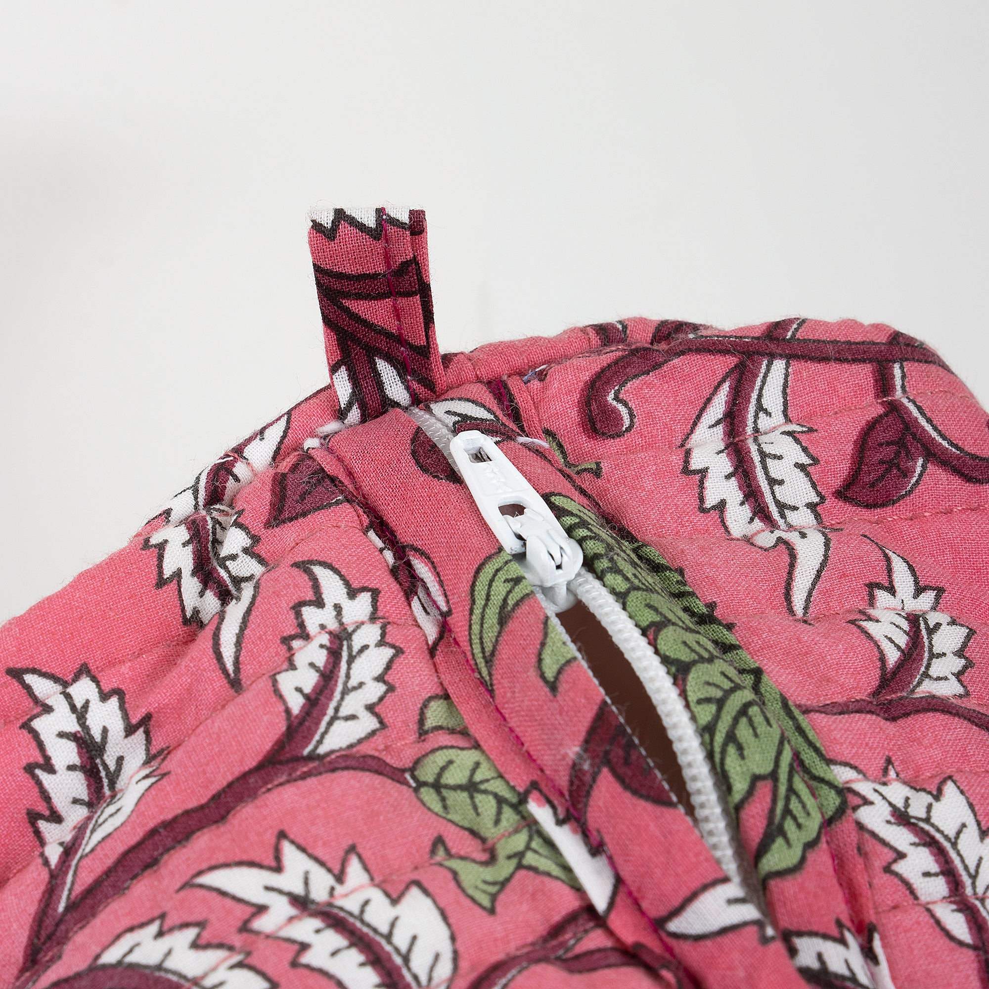 Indian Hand Block Cotton Best Toilteries Bag With Pockets