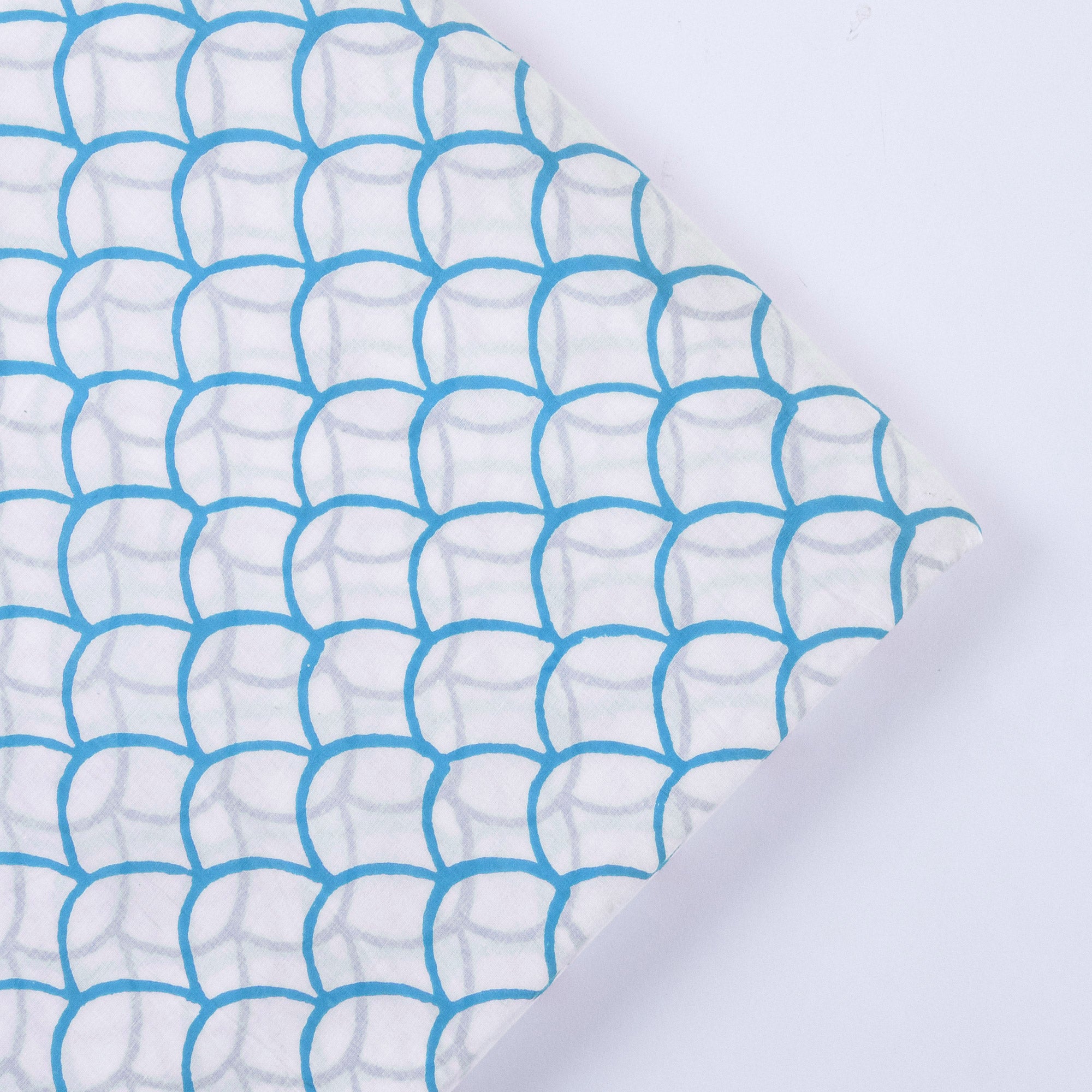 Indian Hand Block Organic Natural Cotton Fabric