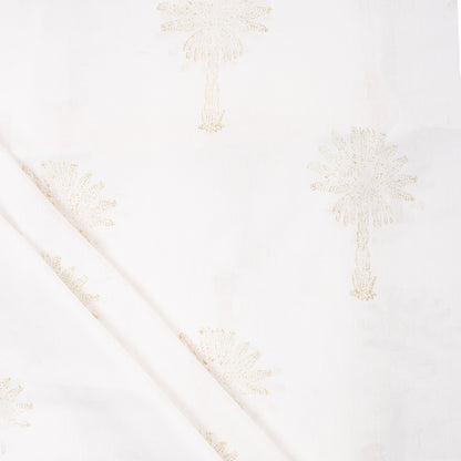 Indian Hand Block Palm Print 100% Cotton Fabric