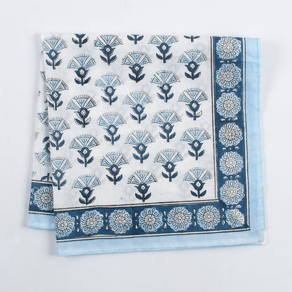 Indian Hand Block Printed Cotton Bandanas For Men &amp; Women&