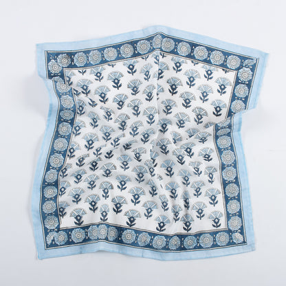 Indian Hand Block Printed Cotton Bandanas For Men &amp; Women&