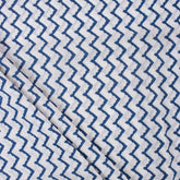 Buy Indian Hand Block Printed ZIg Zag Cotton Fabric