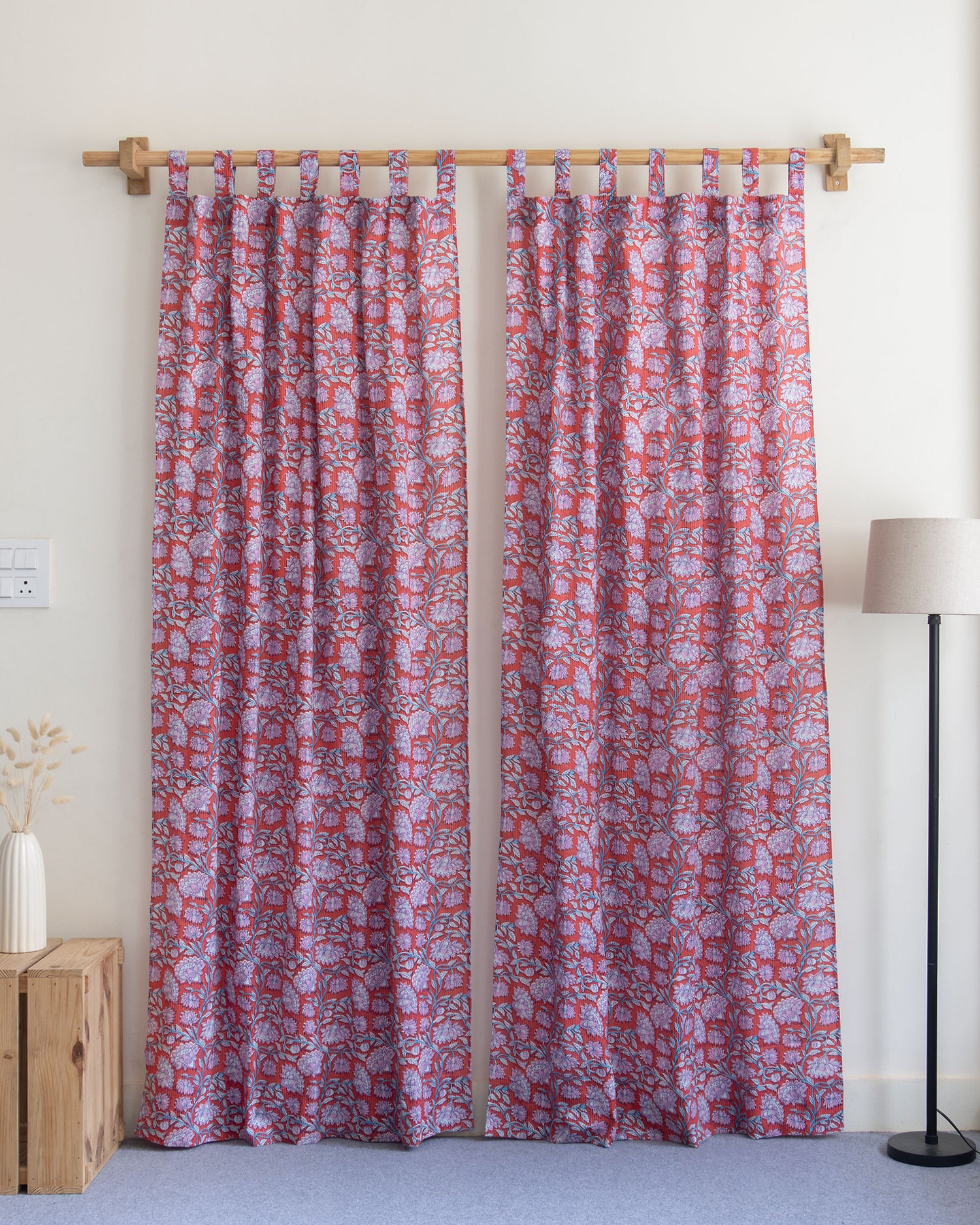 Indian Organic Cotton Block Printed Curtains Online