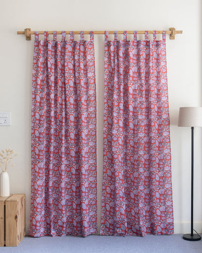 Indian Organic Cotton Block Printed Curtains Online