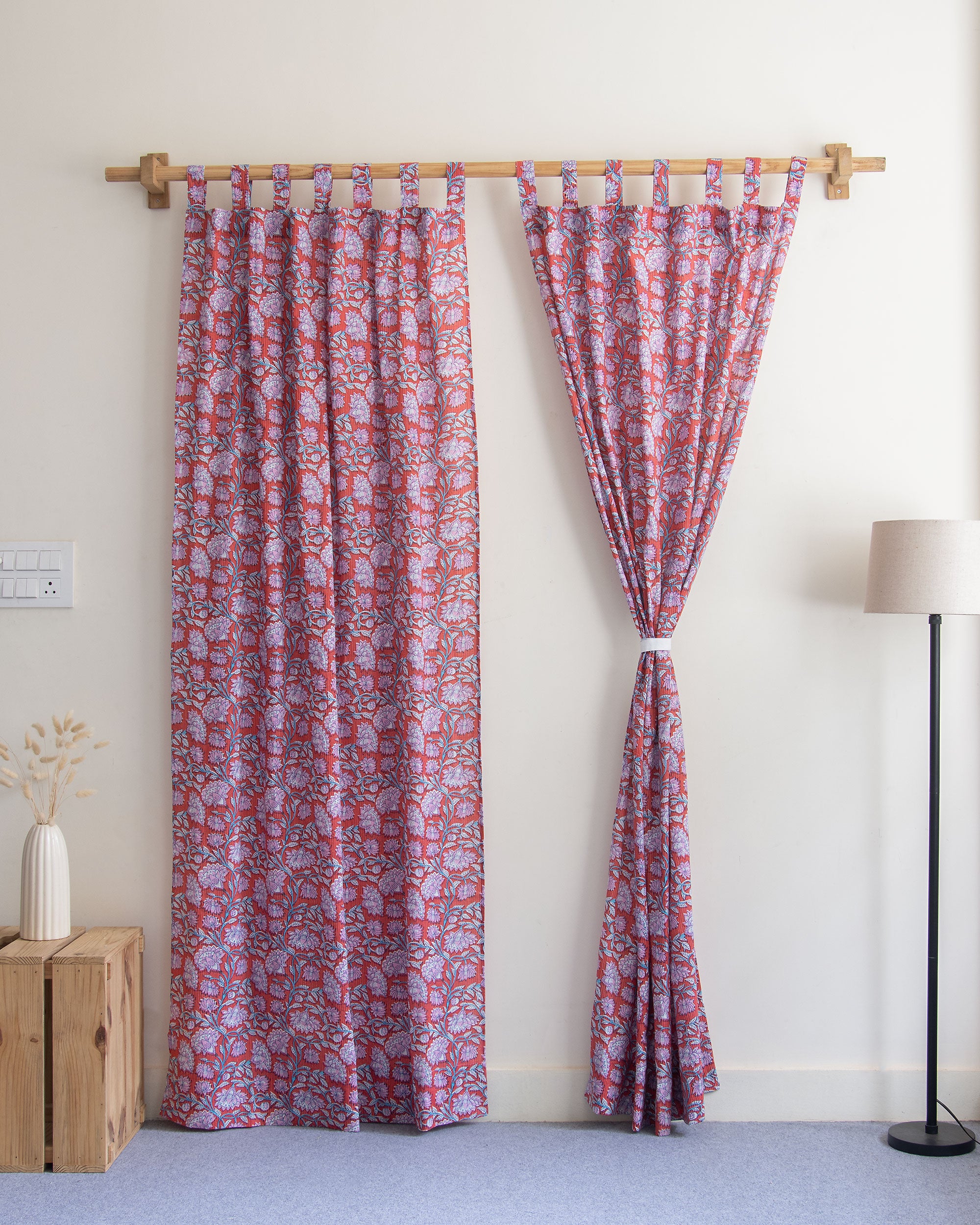 Indian Organic Cotton Block Printed Curtains Online