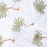 Indian Palm Tree Block Printed Pure Cotton Fabric