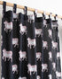 Indian Pichwai Cow Block Printed Cotton Curtains
