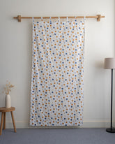 Indian Polka Dots Block Printed Curtains Set for Bedroom