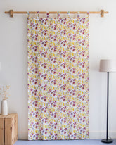 Indian Pure Cotton Floral Block Printed Curtains