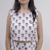 Indian Red Floral Women&
