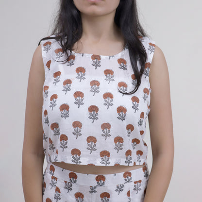 Indian Red Floral Women&