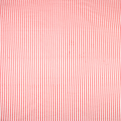 Indian Striped Hand Block Print Cotton Fabric