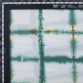 Indian Tie Dye Handmade Check Design Sewing Fabrics