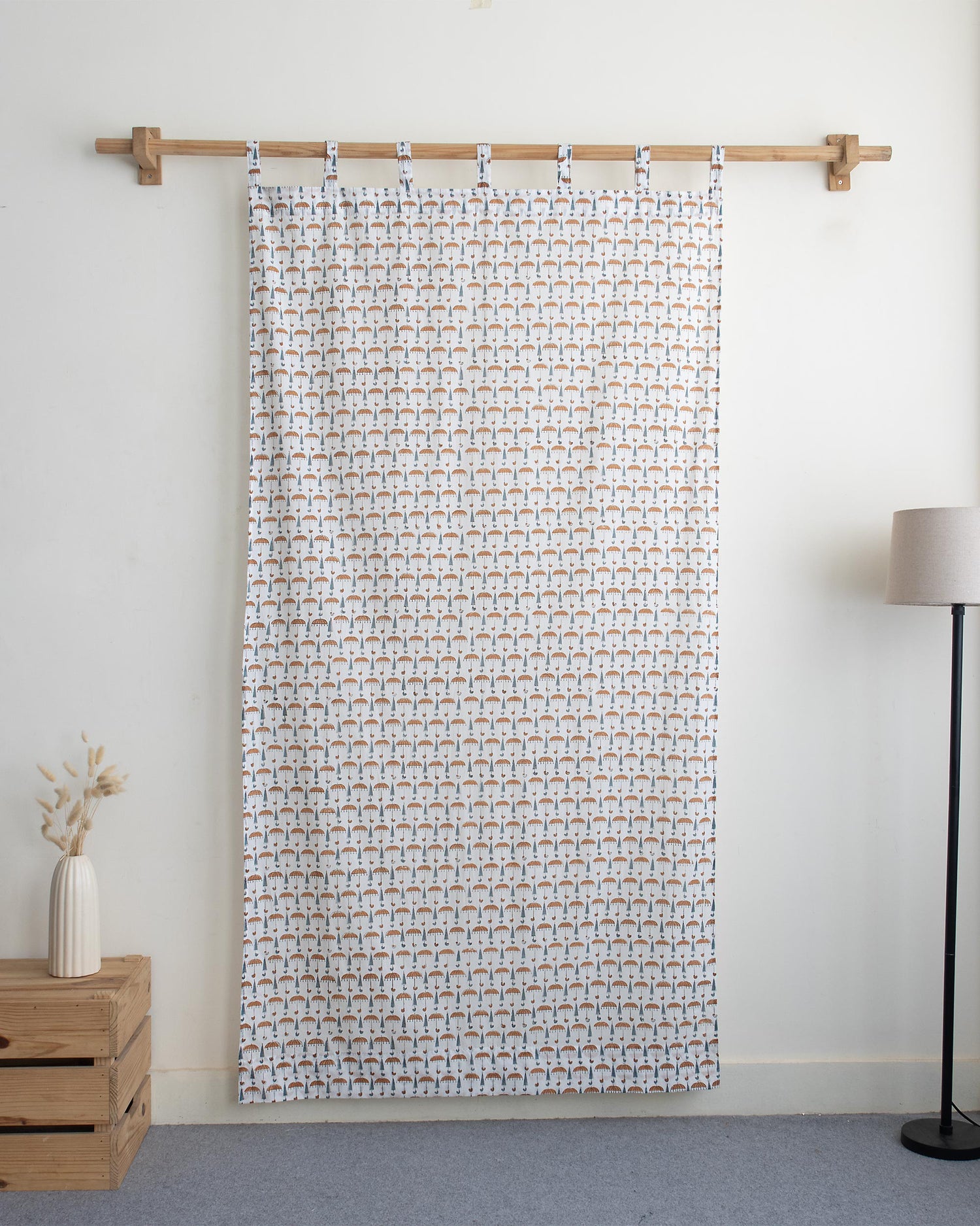Indian Umbrella Block Printed Premium Quality Curtains