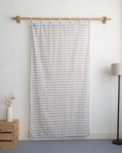 Indian Umbrella Block Printed Premium Quality Curtains
