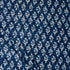 Indigo Abstract Print Organic Natural Cotton Fabric