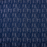  Indigo Animal Hand Block Print Organic Cotton Fabric