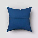 Indigo Blue Floral Hand Block Printed Cotton Cushion Cover