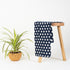  Indigo Blue Polkas Dot Hand Block Print Cotton Fabric