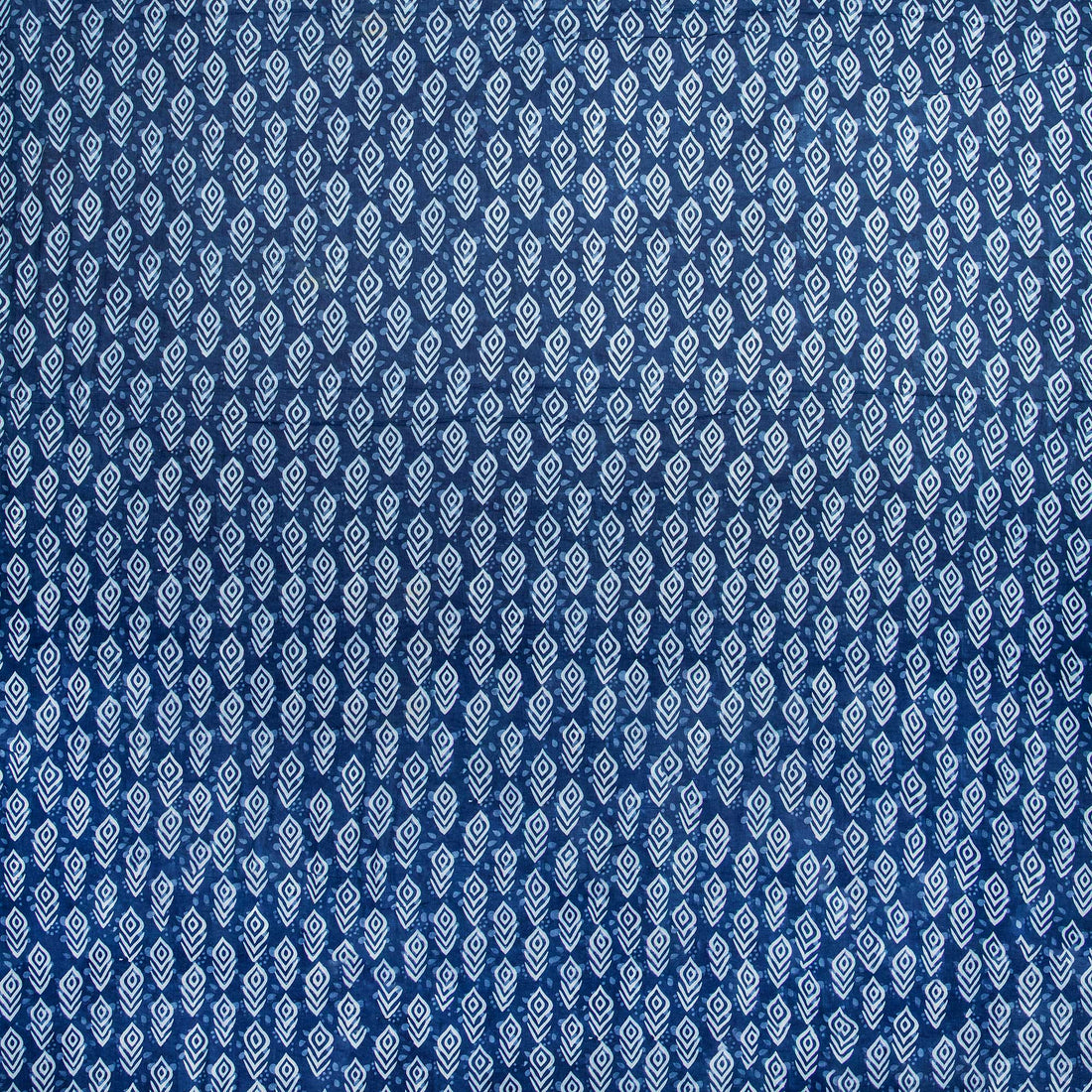 Indigo Blue Printed Soft 100% Cotton Fabric