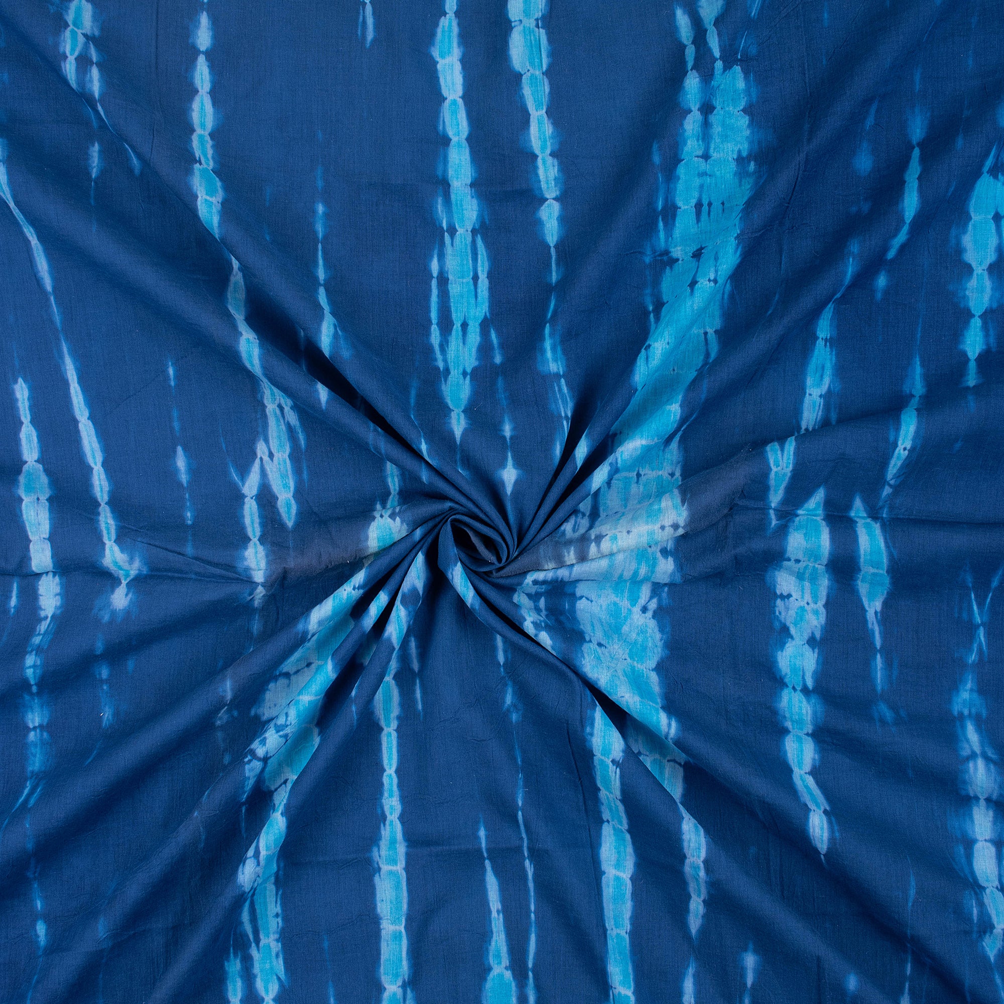 Indigo Blue Tie Dye Shibori Fabric