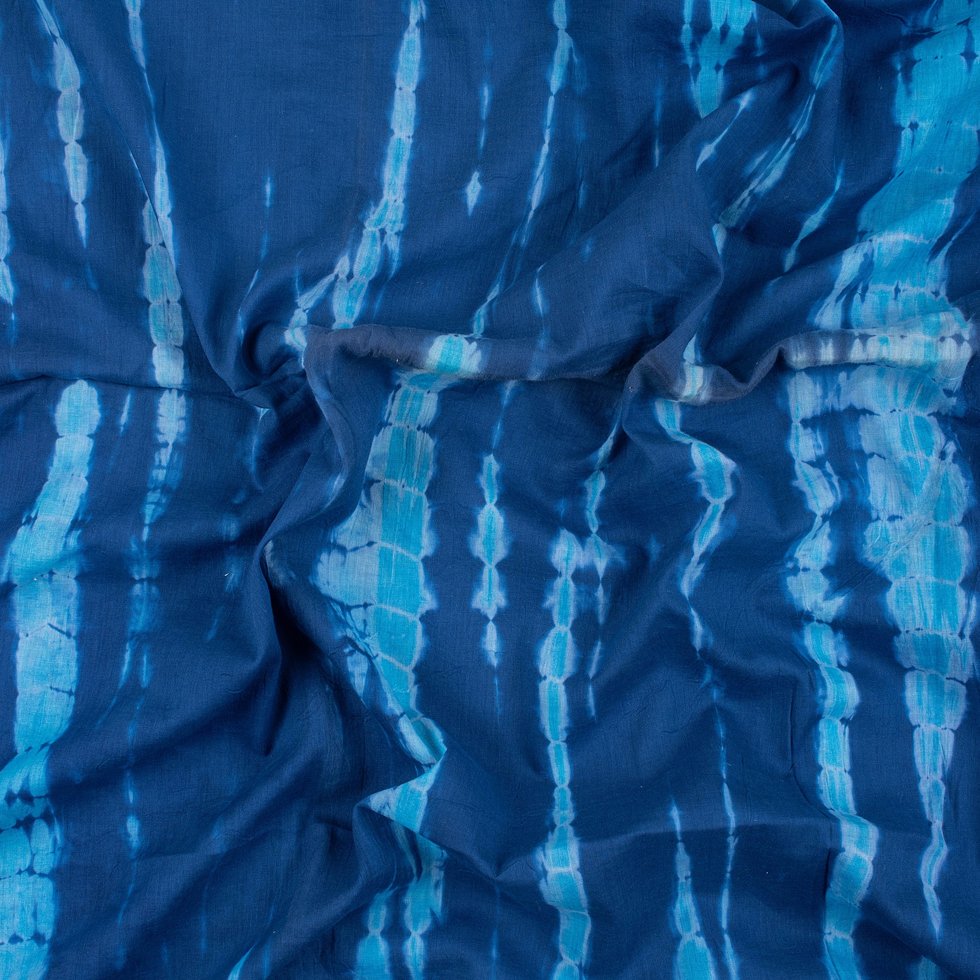 Indigo Blue Tie Dye Shibori Fabric