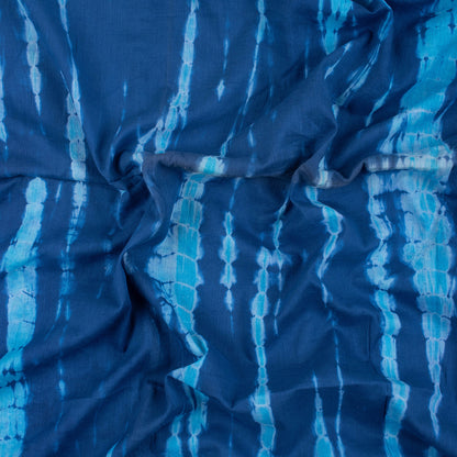 Indigo Blue Tie Dye Shibori Fabric