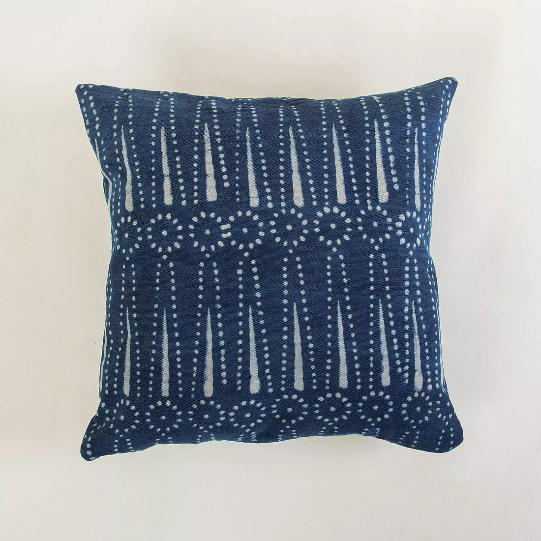 Indigo Handmade Canvas Cushion Cover for Living Room